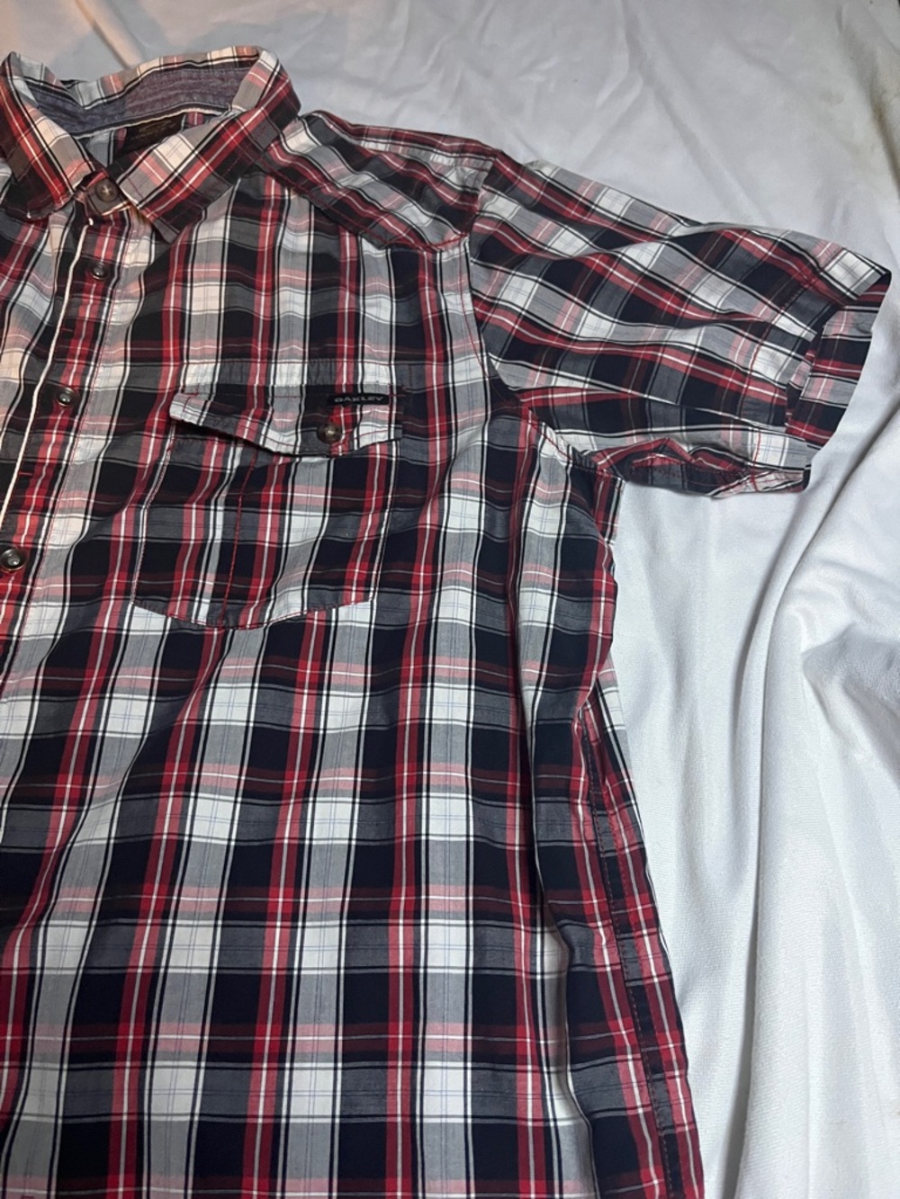 Oakley Plaid ButtonDown Shirt - Picture 4 of 9